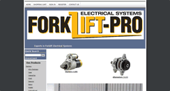 Desktop Screenshot of forklift-pro.com